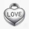 Non-Tarnish 304 Stainless Steel Pendants STAS-G108-25-1