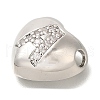 Rack Plating Brass Micro Pave Cubic Zirconia Pendants KK-I722-04P-A-2