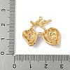 304 Stainless Steel Enamel Pendants STAS-U057-17G-02A-3