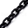 Handmade Spray Painted CCB Plastic Cable Chains AJEW-JB00736-3