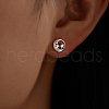 Sun & Moon Vintage Style 925 Sterling Silver Stud Earrings OI3511-3