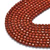 Natural Red Jasper Beads Strands G-A260-A46-01-3