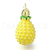 Brass with Enamel Charms KK-Q066-01J-G-1