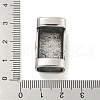 Tibetan Style 304 Stainless Steel Slide Charms/Slider Beads STAS-L274-005AS-01-3