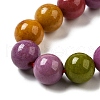 Dyed Natural Malaysia Jade Beads Strands G-G021-02C-14-2