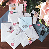 CHGCRAFT 50Pcs Adhesive Wax Seal Stickers DIY-CA0006-16E-6