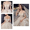 Polyester & Plastic Boning Sewing Wedding Dress Fabric OCOR-WH0052-26A-7