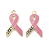 Alloy Enamel Pendants FIND-L021-01G-1