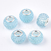 Resin Rhinestone European Beads RPDL-T002-04D-1