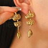 304 Stainless Steel Stud Earrings EJEW-R021-07G-03-1
