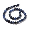 Natural Dumortierite Beads Strands G-E571-06B-2