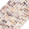 Frosted Natural Quartz Beads Strands G-K389-C34-01-2