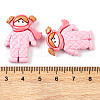 Christmas Decorations Theme Opaque Resin Decoden Cabochons RESI-Z026-01O-3