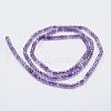 Natural Amethyst Bead Strands X-G-G663-17-2mm-2