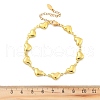 201 Stainless Steel Link Bracelets for Women BJEW-Z103-01G-01-5