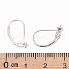 925 Sterling Silver Leverback Hoop Earrings STER-L054-51S-3