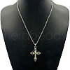 Fashion Unisex Alloy Rhinestone Pendant Necklaces YH1785-5-1