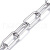 3.28 Feet 304 Stainless Steel Paperclip Chains X-CHS-F012-05P-1