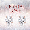 SHEGRACE 925 Sterling Silver Ear Studs JE536A-01-4