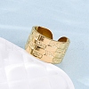 304 Stainless Steel Cuff Rings for Women RJEW-F175-02G-04-1