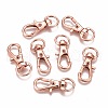 Alloy Swivel Lobster Claw Clasps IFIN-E548Y-RG-1