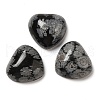 Natural Snowflake Obsidian Cabochons G-F776-02A-05-1
