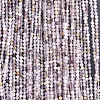 Natural Purple Rutilated Quartz Beads Strands G-RM250104-D7-1