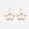 201 Stainless Steel Pendants STAS-T045-37RG-1