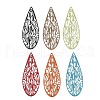 Spray Paint 430 Stainless Steel Pendants STAS-H236-01-1