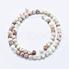 Natural Imperial Jasper Beads Strands G-A175C-6mm-01-2