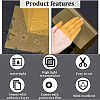 BENECREAT 15 Sheets Waterproof Polyimide Insulation Heat-Resistant Film Stickers DIY-BC0006-15-4