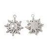 Non-Tarnish 304 Stainless Steel Pendants STAS-A070-14P-1