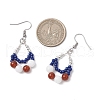 304 Stainless Steel Teardrop Dangle Earrings EJEW-MZ00462-03-3