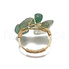 5Pcs Natural Gemstone Finger Rings RJEW-TA00202-6