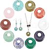 CHGCRAFT 10Pcs 10 Styles Natural & Synthetic Gemstone Pendants G-CA0001-52-1