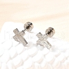 304 Stainless Steel Stud Earrings EJEW-H161-01P-G-2
