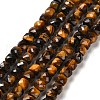 Natural Tiger Eye Beads Strands G-B107-B02-02-1