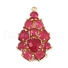 Brass Glass Pendants KK-R224-16A-G-1