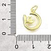 Brass Micro Pave Cubic Zirconia Pendants KK-V007-23G-3