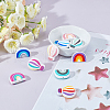 SUNNYCLUE Food Grade Eco-Friendly Silicone Beads SIL-SC0001-02-4