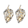 304 Stainless Steel Pendants STAS-L290-53A-GP-1