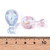 UV Plating Transparent Acrylic Beads TACR-N020-01-3
