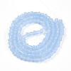 Baking Painted Glass Beads Strands DGLA-N007-01G-2