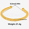 304 Stainless Steel Spring Cuff Bangles AL7031-2-4