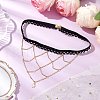 Polyester Elastic Leg Chains AJEW-AN00668-2
