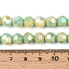 Electroplate Glass Beads Strands EGLA-T021-8mm-15-12-4