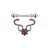 304 Stainless Steel Nipple Rings WG424A2-15-1