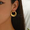 Stainless Steel Stud Earrings TO6247-1-2
