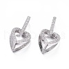 Anti-Tarnish Rhodium Plated 925 Sterling Silver Pendant Bails STER-L058-024P-1