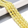 Natural Yellow Jade Beads Strands G-K362-I10-05-2